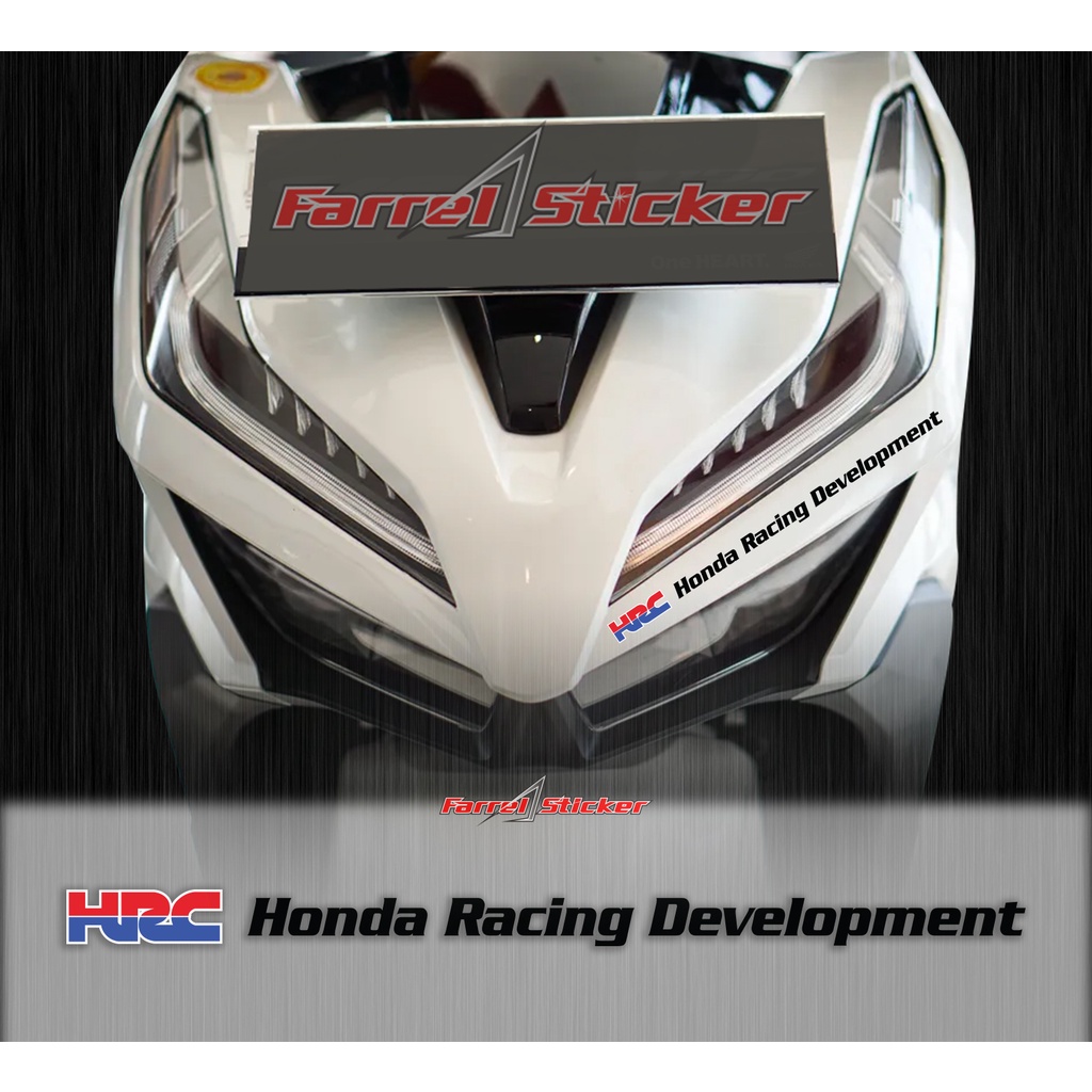 stiker HRC Sticker honda racing development