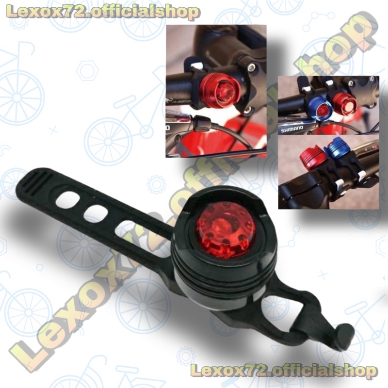 TaffLED Lampu Belakang Sepeda - FH-016 - Black