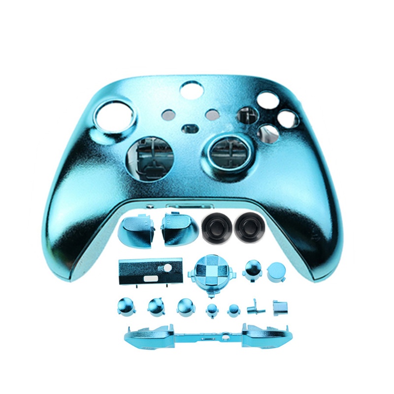 Btsg Chrome Case Cover Housing Shell Gamepad Penutup Luar Untuk Xbox Series X/S