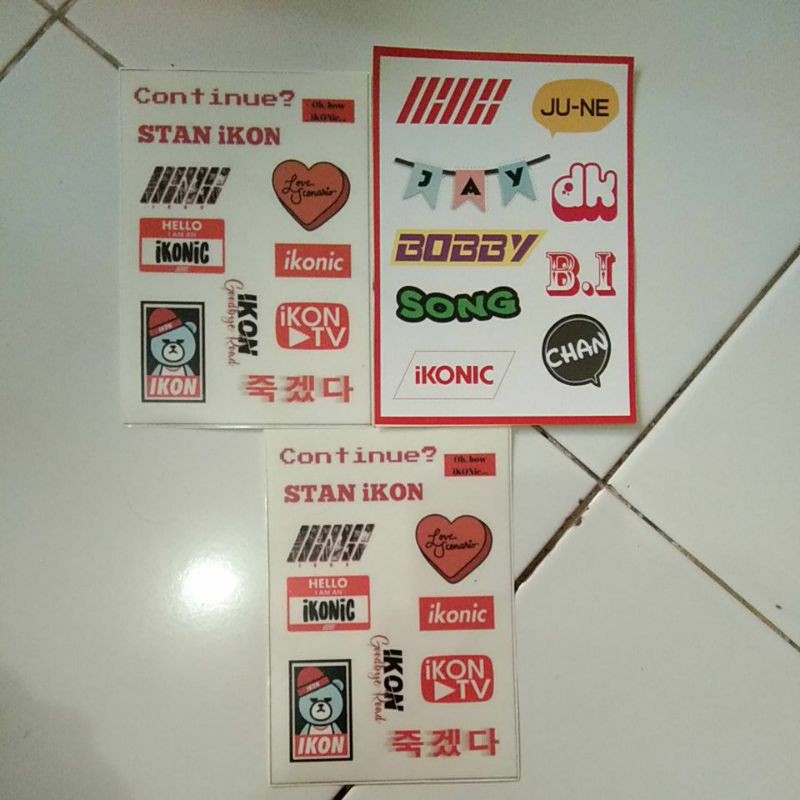 Stiker iKon iKonic
