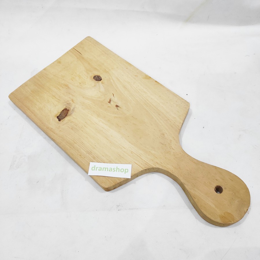 Talenan Cutting Board Kayu gagang besar bisa untuk foto makanan