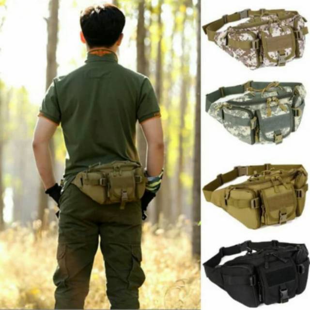 Tas Pinggang t08  Tas tactical army