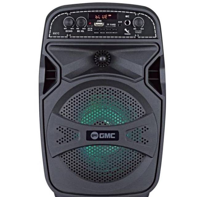 SPEAKER BLUETOOTH MULTIMEDIA GMC 897M 897C/SPEAKER KARAOKE MEETING MULTIFUNGSI SUPER BASS SUBWOOFER