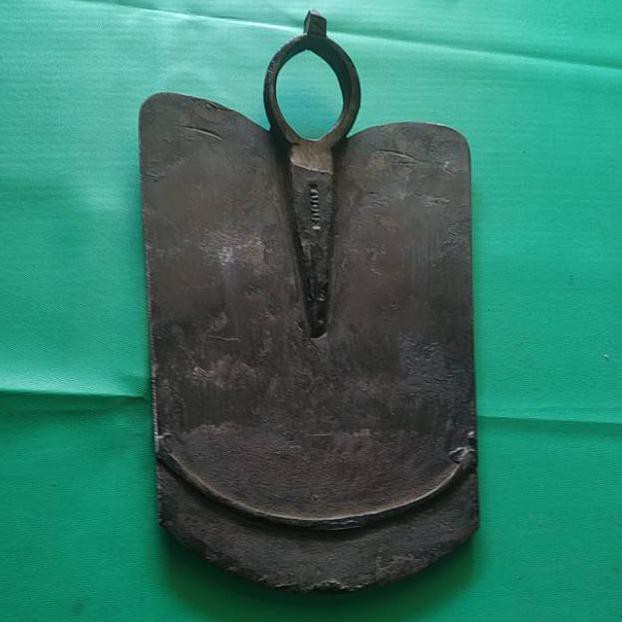 Cangkul terekan baja asli panjang 26cm