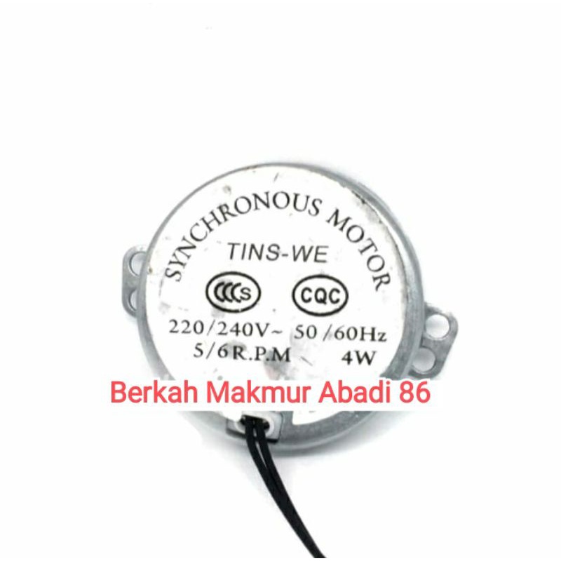 Synchronous Motor MASPION 5/6 RPM / Rotary Kipas Angin AS PENDEK BAUT