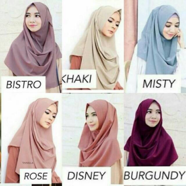 Pashmina Instan  Jilbab  Instan  MEDIUM Shopee Indonesia