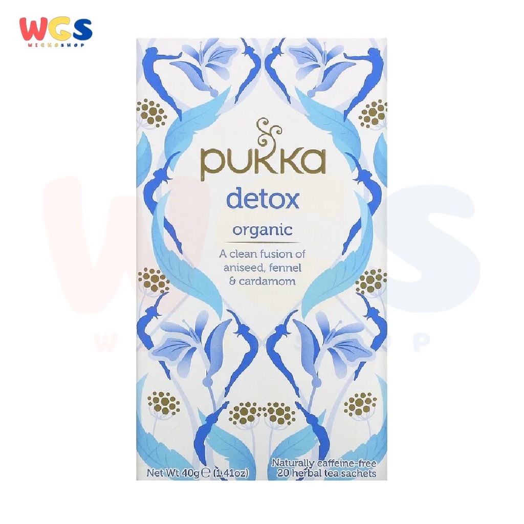 Pukka Detox A Clean Fusion of Organic Aniseed 20 Sachet Tea Bags 40 gr