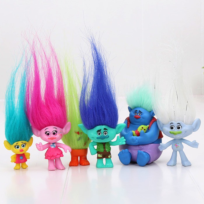 Best Quality Action Figure Trolls 6 PCS