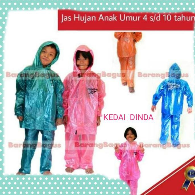 Jas Hujan Reebok ANAK BEST SELLER jas hujan gojek jas hujan elmondo KOMPLIT