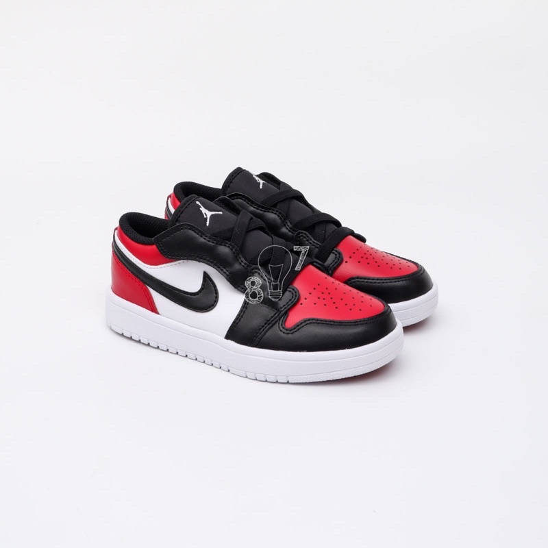 Air Jordan 1 Low Bred Toe Kids