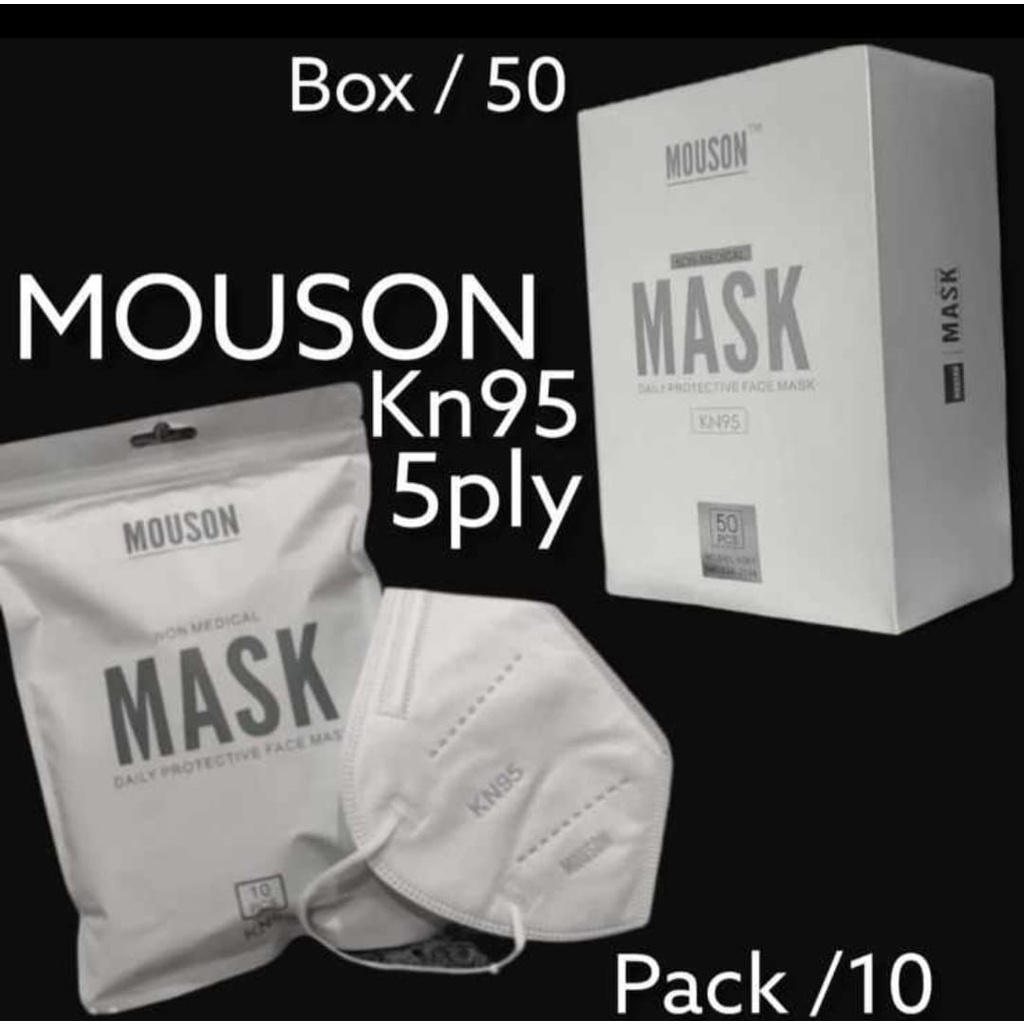 MASKER / ALAT MEDIS / KESEHATAN / MOUSON MASK 5PLY / MASKER KN95 MOUSON MASKER