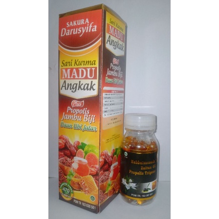 

Habbatussauda bonus sari kurma madu angkak