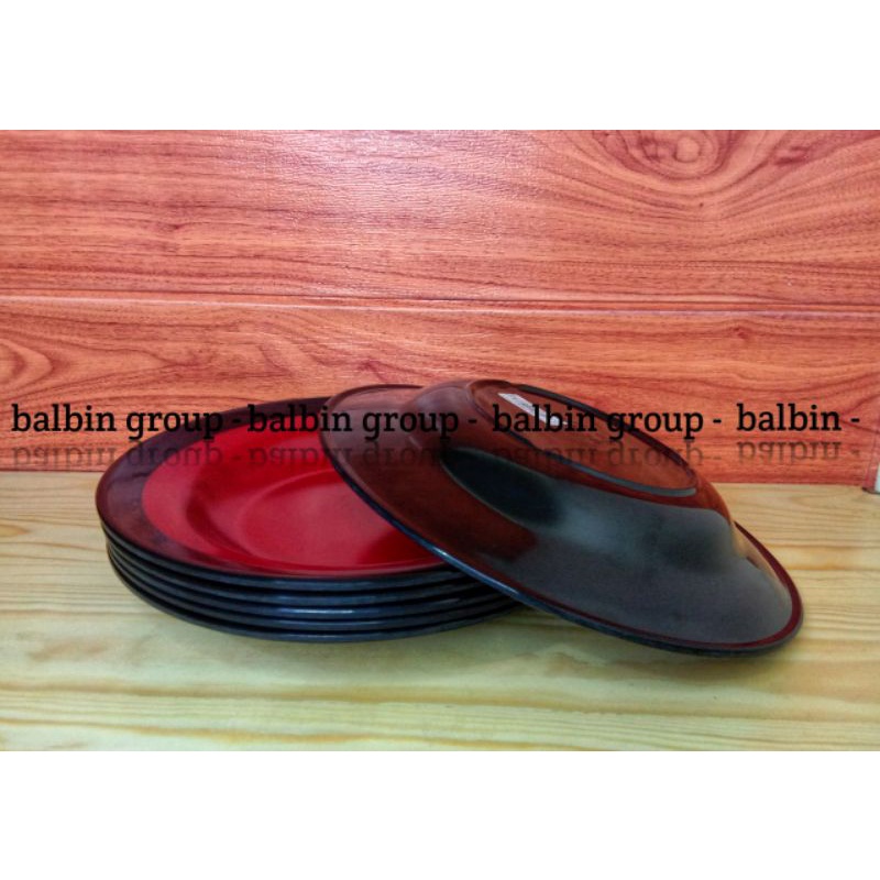 [ BALBIN ]-PIRING 9INC-PIRING MAKAN MELAMIN GOLDEN DRAGON-FOOD GTADE-