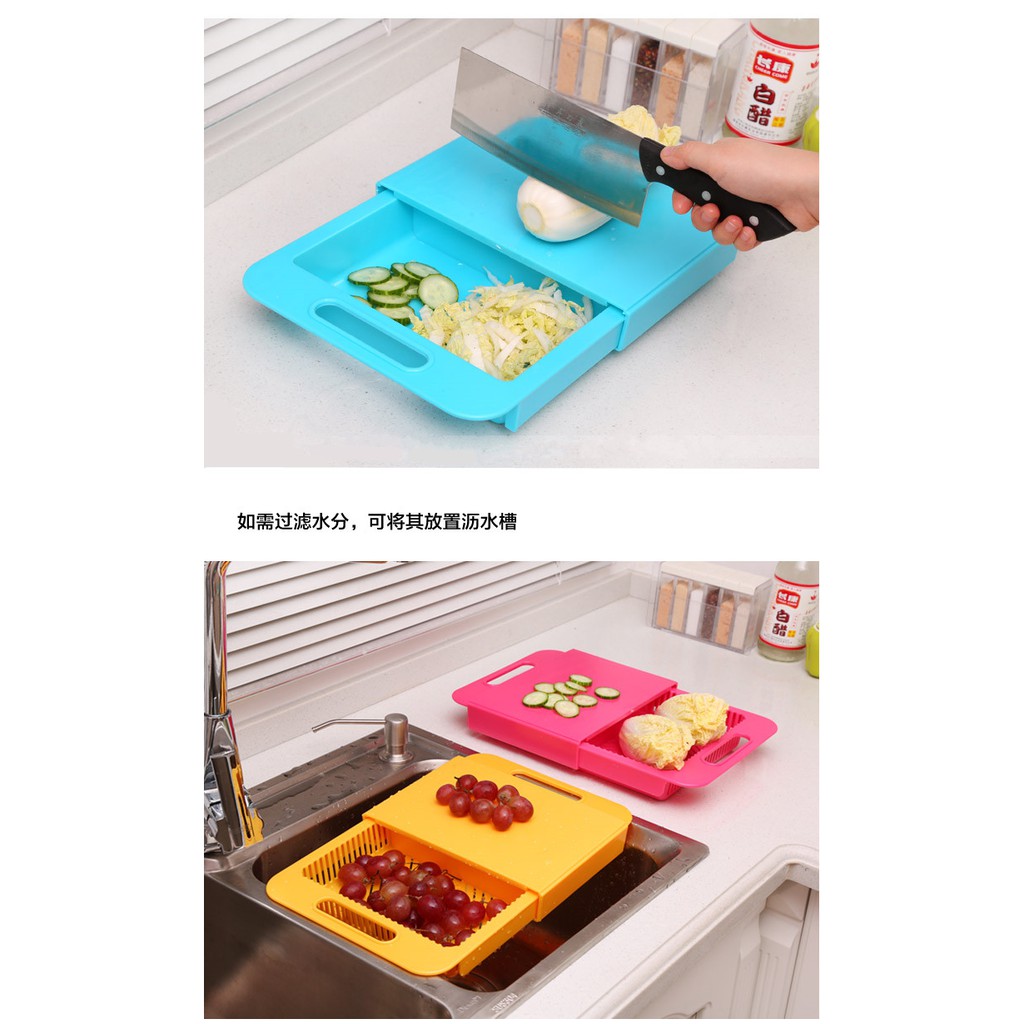 Multifunctional Chopping Board 2-in-1 - Talenan Serbaguna