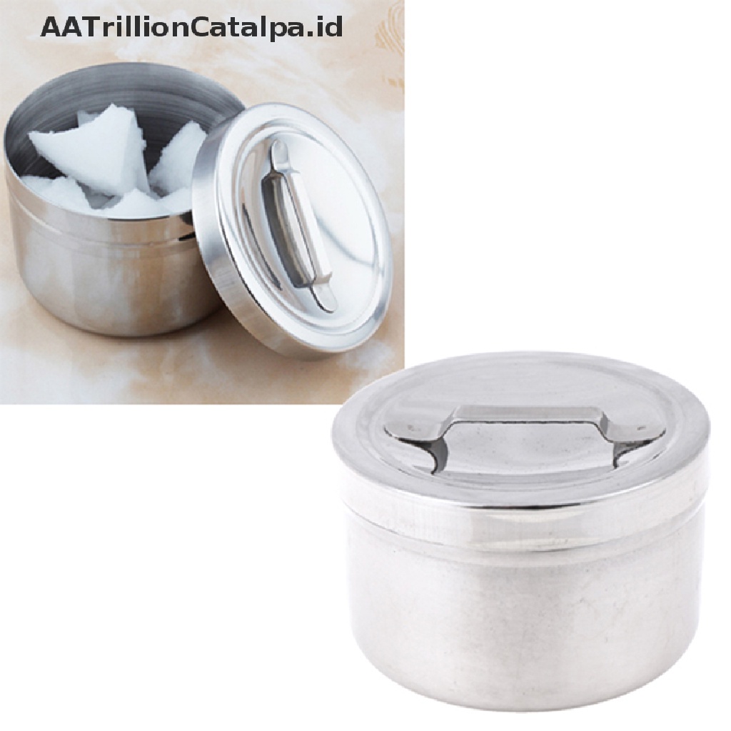 Aatrillioncatalpa Toples Kontainer Kapas Bahan Stainless Steel Untuk Medis