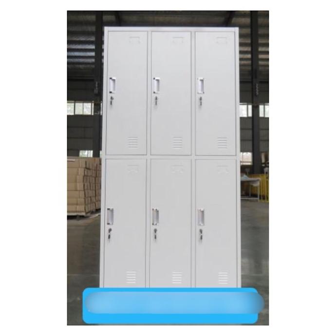 

*$*$*$*$] Loker Besi 6 Pintu + Kunci / Loker Karyawan / MEDAN SUMUT