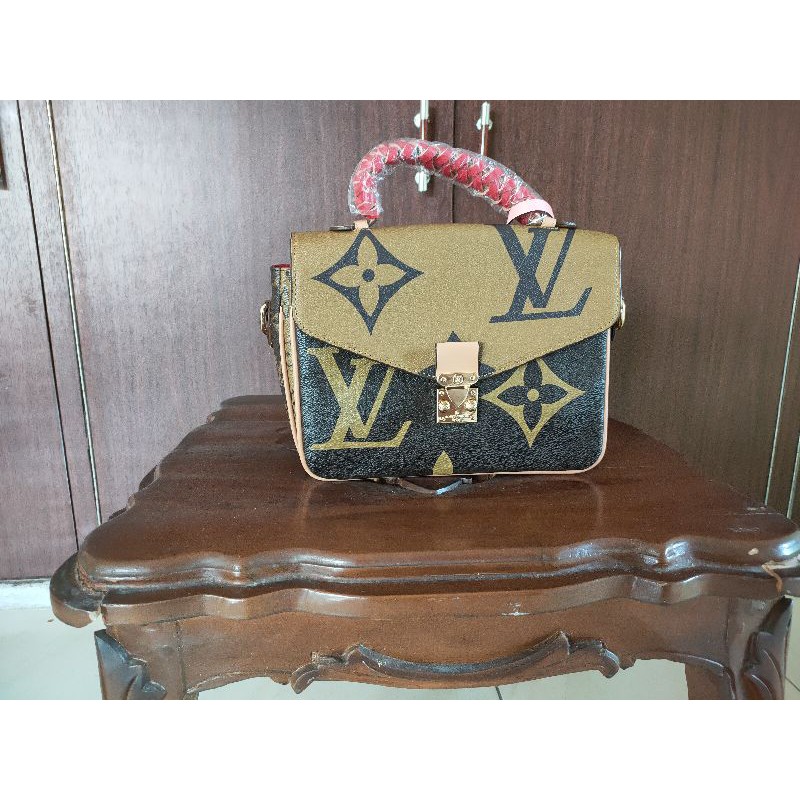 tas wanita/handbag perempuan/tas pesta cewek/LV/Louis Vuitton/metis giant monogram/kualitas premium/