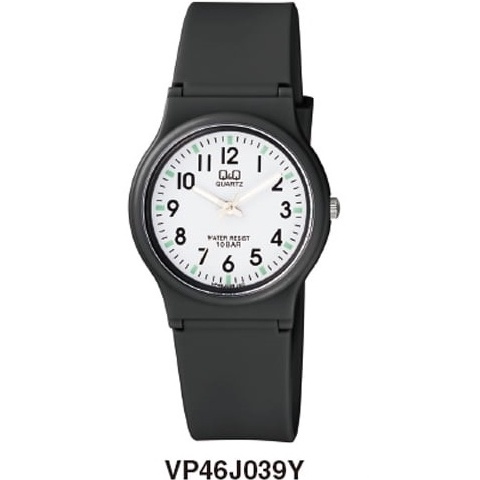 Q&amp;Q QNQ QQ Original Jam Tangan Analog UniSex - qq ori VP46J Series - Karet Anti Air