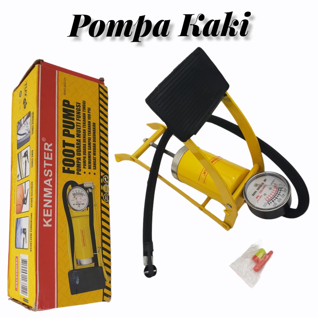 Jual Pompa Kaki Injak Portable Foot Pump Pompa Injek Tabung Pompa