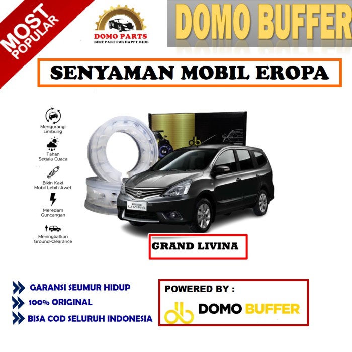 Domo Buffer Grand Livina Karet Damper Stabilizer Anti Limbung Mobil Livina - Shock Depan