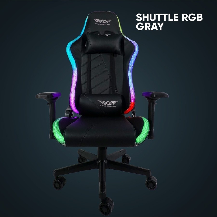 Kursi Gaming PREMIUM Armaggeddon Shuttle RGB- Shuttle RGB Gaming Chair