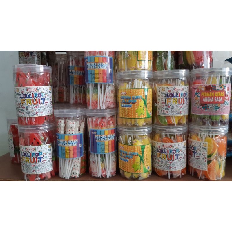 

Lollypop karakter SweetMe (30pcs) edukasi buah buahan