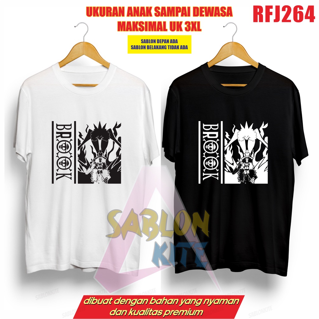 MURAH!!! KAOS KEREN ANIME BROOK RFJ264 ONE PIECE