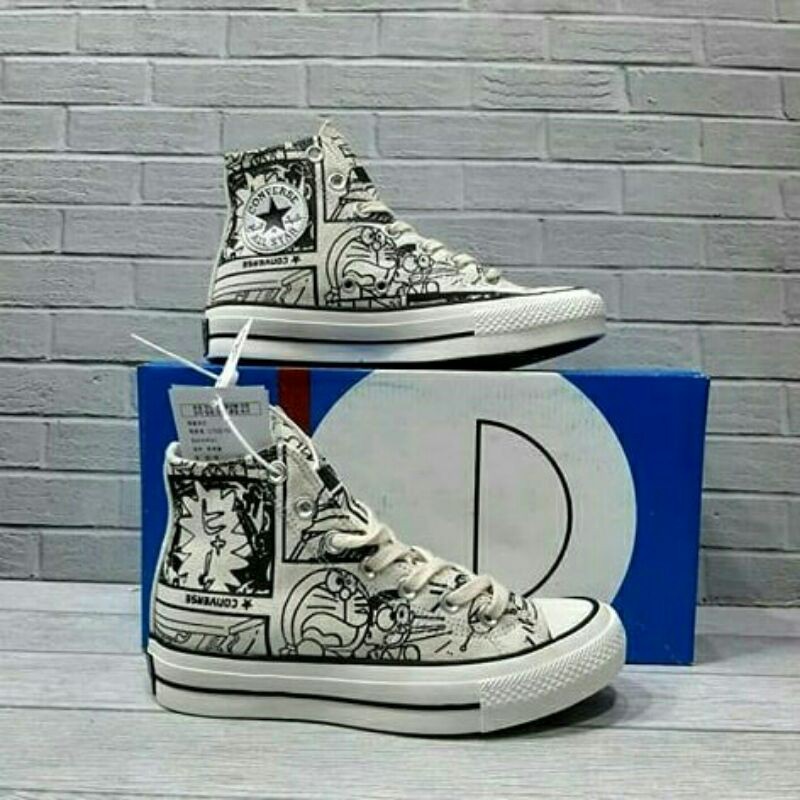Sepatu pria wanita converse 70s ver doraemon murah