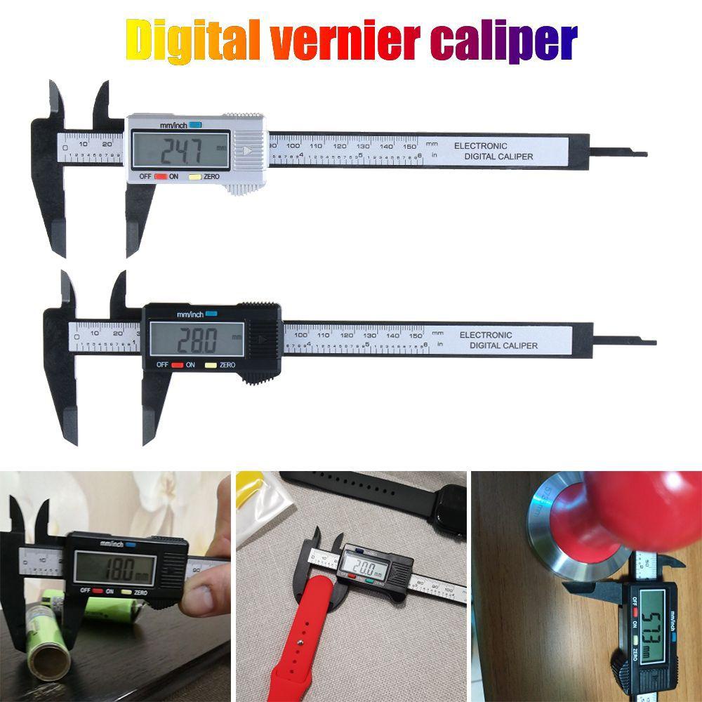 Pineapple 6inch Vernier Calipers Mini Pengukur Elektronik LCD Digital