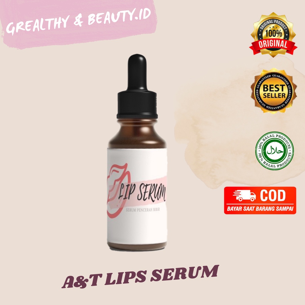 [COD] A&T LIPS SERUM TREATMENT – PENCERAH DAN PEMERAH BIBIR / FREE bubble wrap / bisa COD / free ong