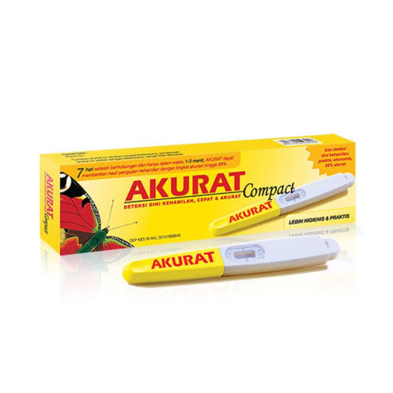 Akurat Compact / Alat Uji Kehamilan / Tes Kehamila / Promil