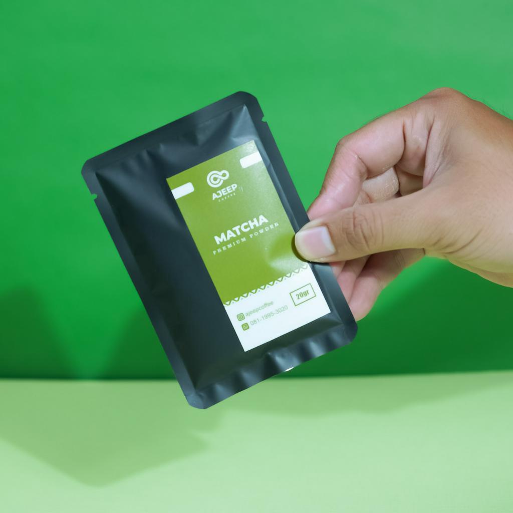 

Matcha premium powder sachet ajeep