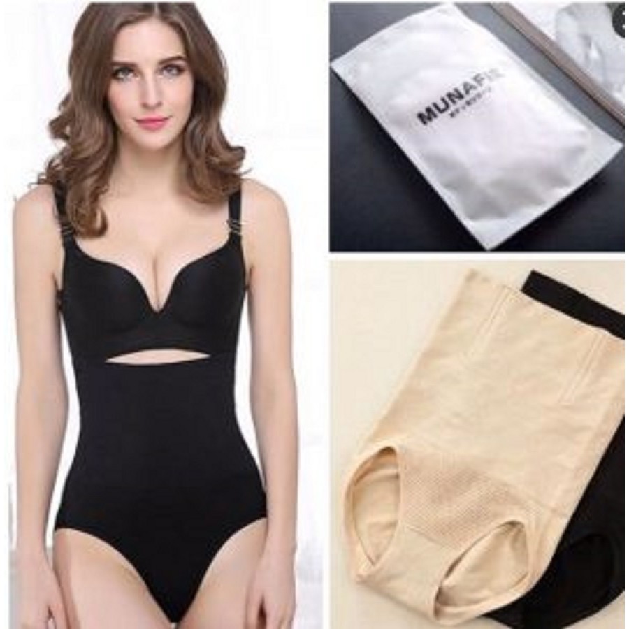 ✿ MADAME ✿ MUNAFIE HIGHT WAIST SLIM PANTS - MUNAFIE FIBER KORSET