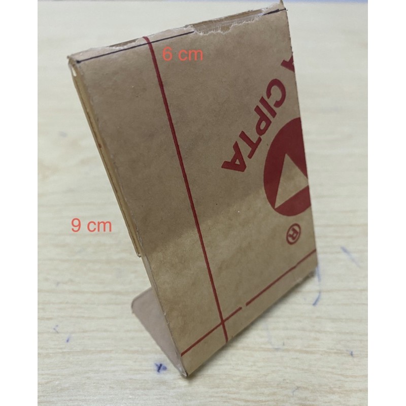

acrylic tent card L T 9cm x P 7 cm/ akrilik price tag