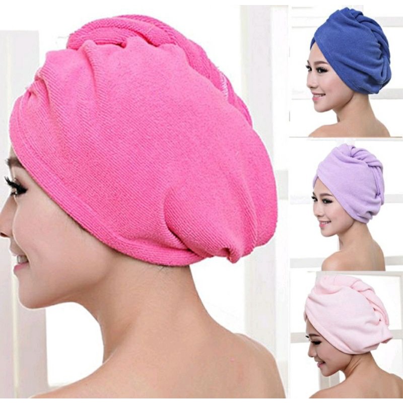 HANDUK KERAMAS BAHAN MICROFIBER LEMBUT HALUS MURAH BERKUALITAS