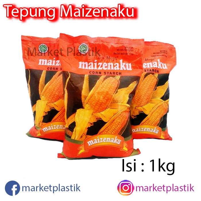 

cs777vv Tepung Maizena/Maizenaku/Corn Starch @1Kg Da01D100