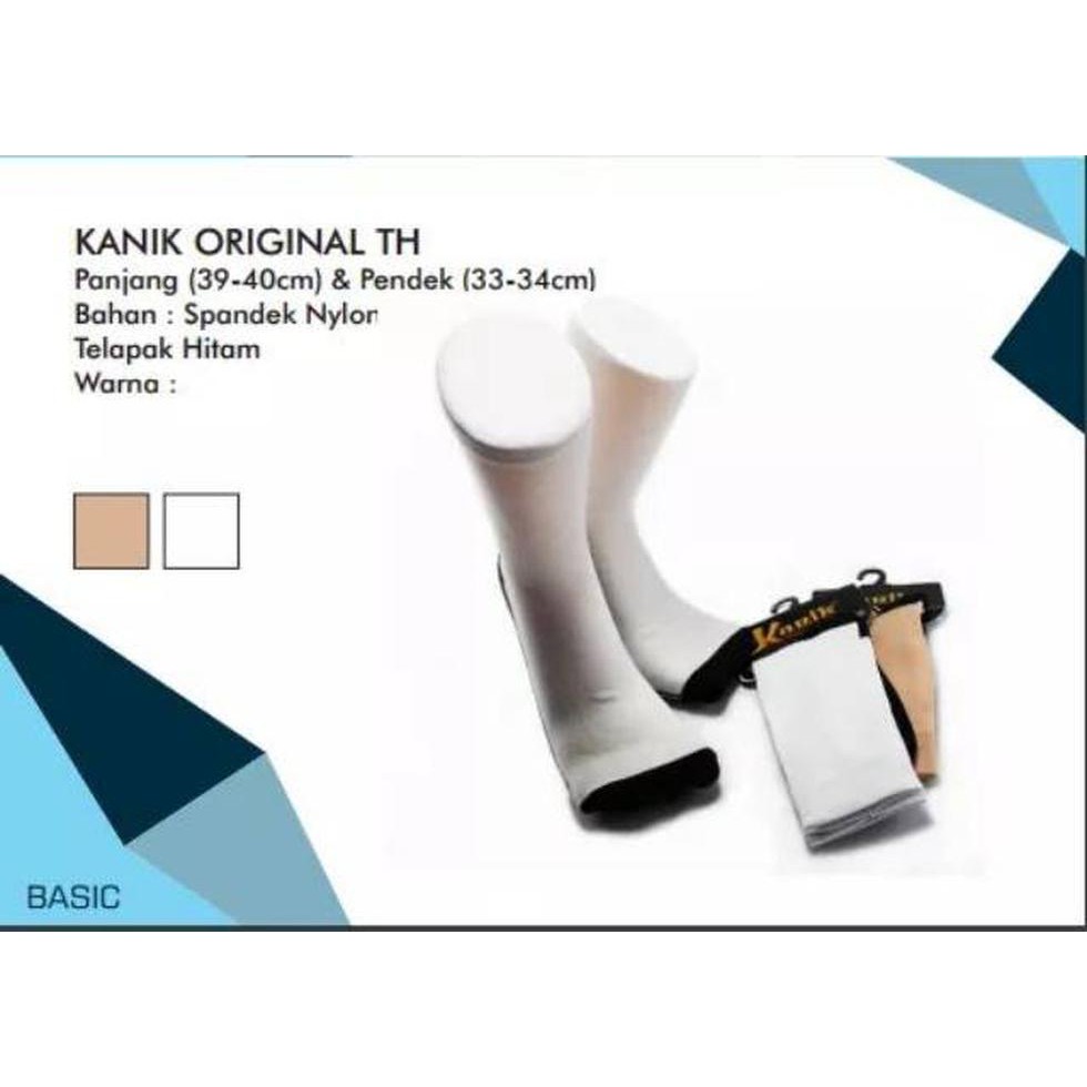 KANIK Kaos kaki Lusinan - Basic Original Tanpa Jempol Size M