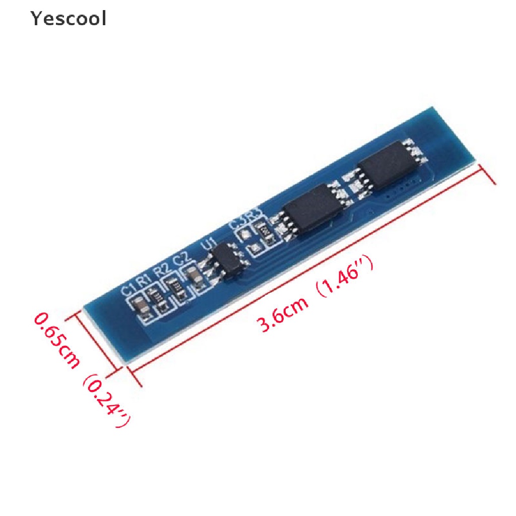 Yescool Modul Board Pelindung Charger Baterai Lithium Li-ion 18650 2S 3A 7.4V 8.4V