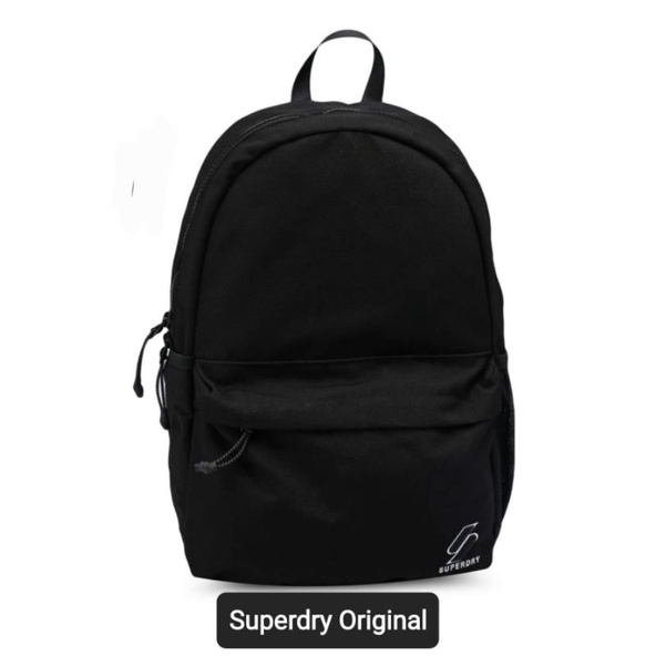 ORIGINAL SUPERDRY BACKPACK / TAS RANSEL SUPERDRY / TAS RANSEL HITAM / BACKPACK HITAM