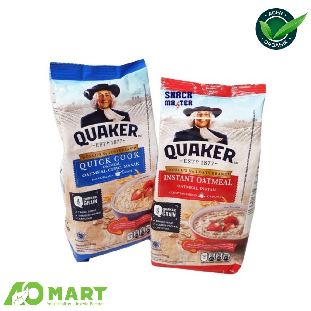 

Quaker Oatmeal 200gr