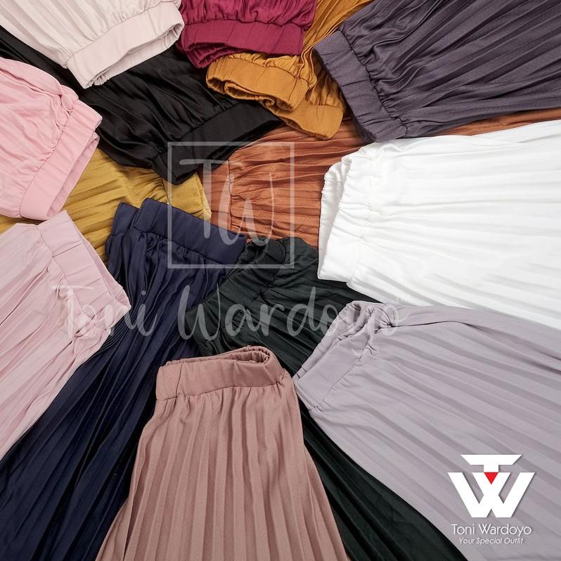 ✹ Rok Plisket Payung abg/Plisket Premium kekinian Bahan Lycra Import Premium Maxi Skirt Rok Plisket