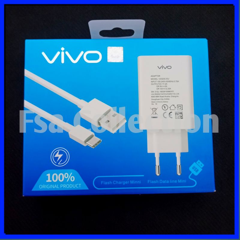 Charger Vivo Type C 100% original Fast Charging