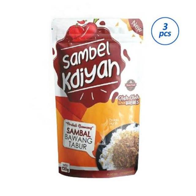 

Sambel Bawang k'diyah asli Brebes (Isi 3 pcs)