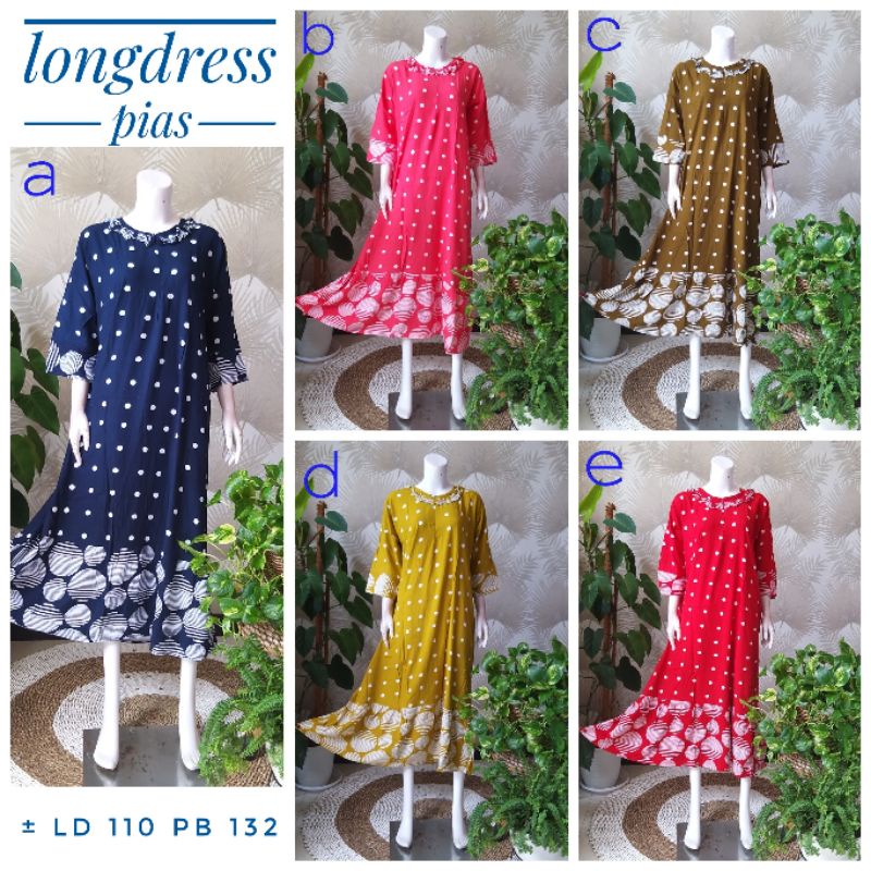 longdress pias batik Nuansa Ayu Pekalongan
