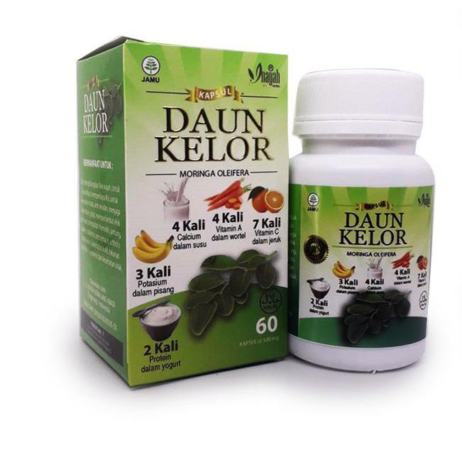 Kapsul Daun Kelor - Inayah - Obat Diet - Pelangsing Tubuh