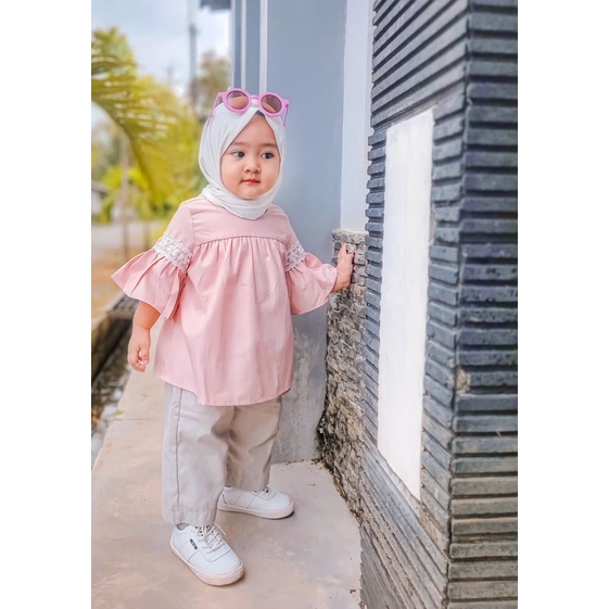 Didod kids | Shabira Top - Baju Lebaran Anak Perempuan / Baju Muslim Anak / Blouse Anak / Hari Raya 