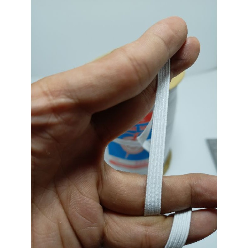 JARUM MAS Karet Elastis 8mm karet baby kecil Untuk Baju Anak Lengan Baju Dan Ikat Rambut