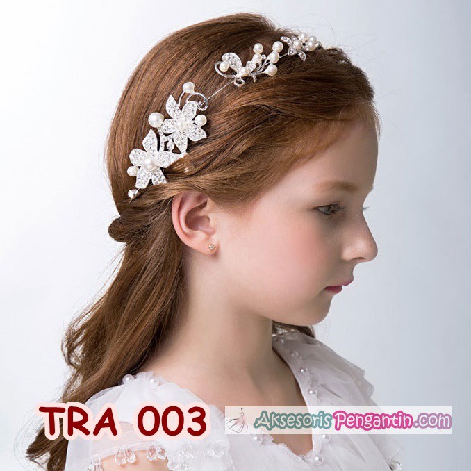 Tiara Rambut Pesta Anak l Aksesoris Rambut Anak Putri Modern - TRA 003