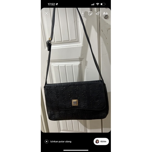 preloved balenciaga kulit asli hitam