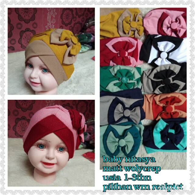 

Turban double pita kancing